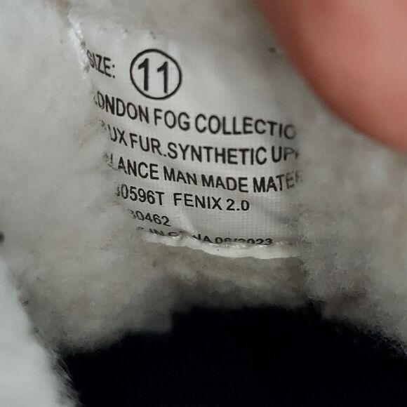 London Fog Sherpa Detail Lace-up Boot Size 11 - Picture 8 of 8